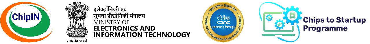 Supported by ChipIN, Ministry of Electronics and Information Technology, CDAC, Chips to Startup Programme